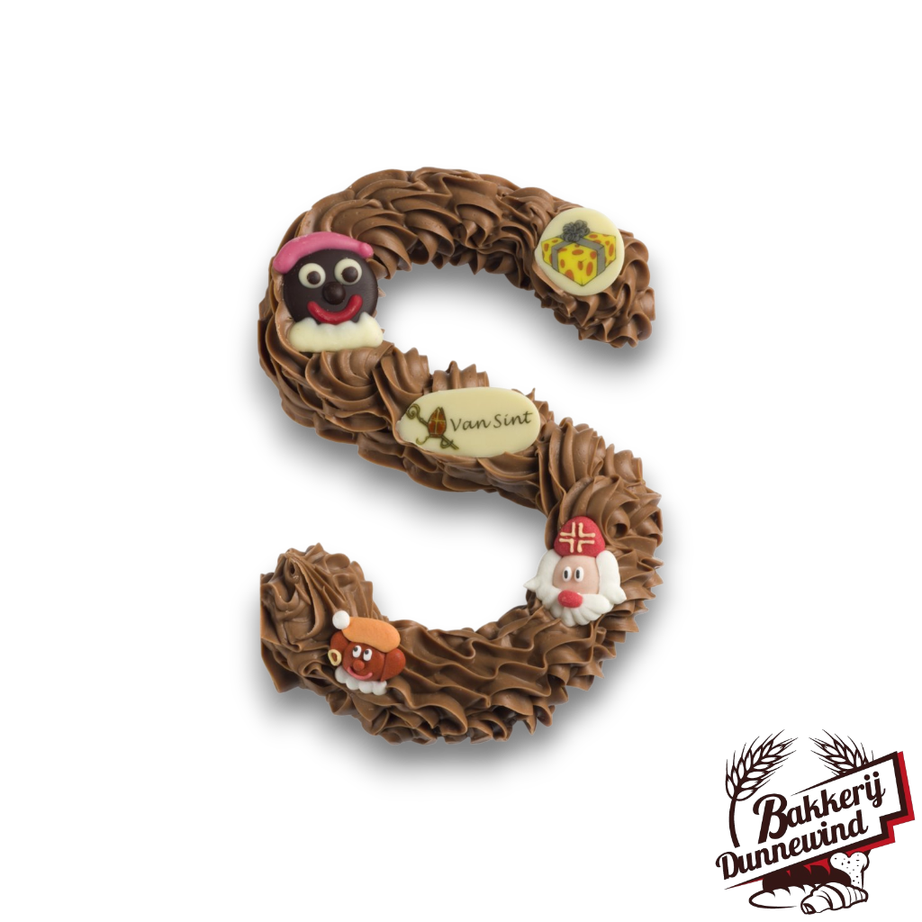 Chocoladeletter melk of puur klein